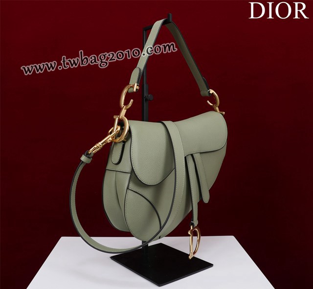 Dior专柜新款迪奥高仿原单长肩带大小号牛皮马鞍包手拎斜挎包 djfk1792